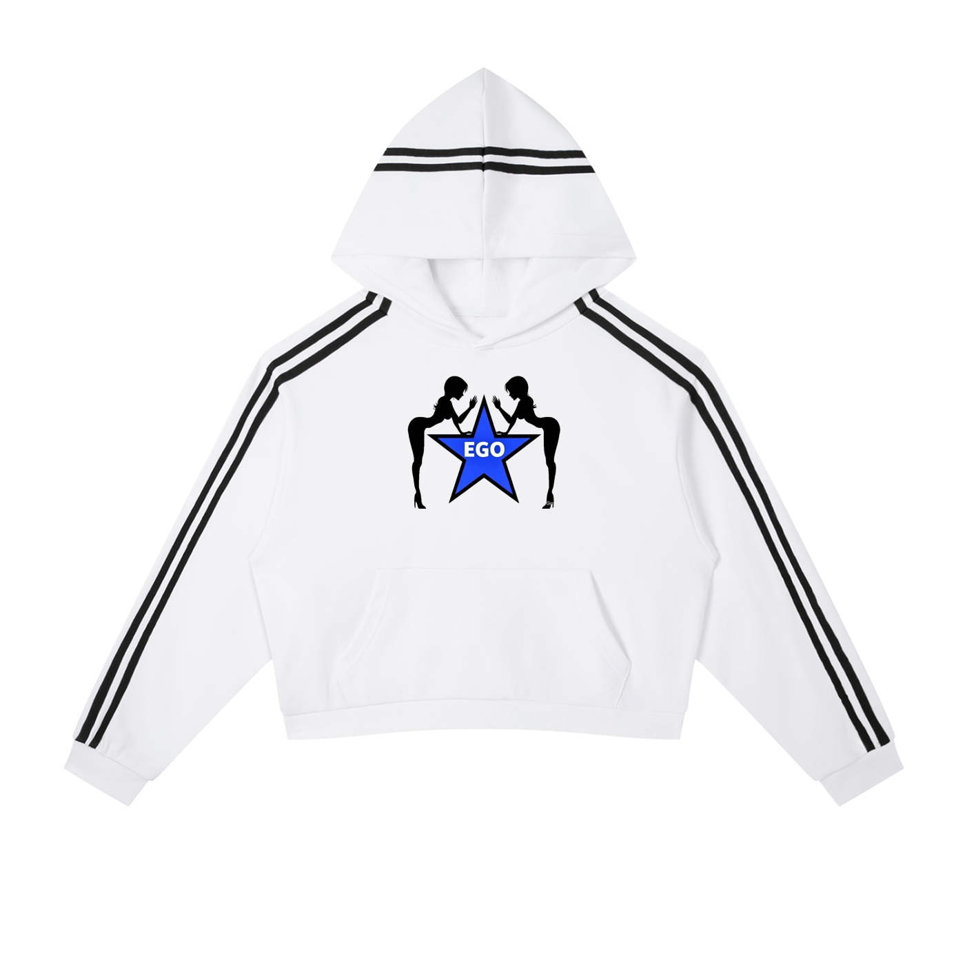 "EGO" CROPPED HOODIE V2
