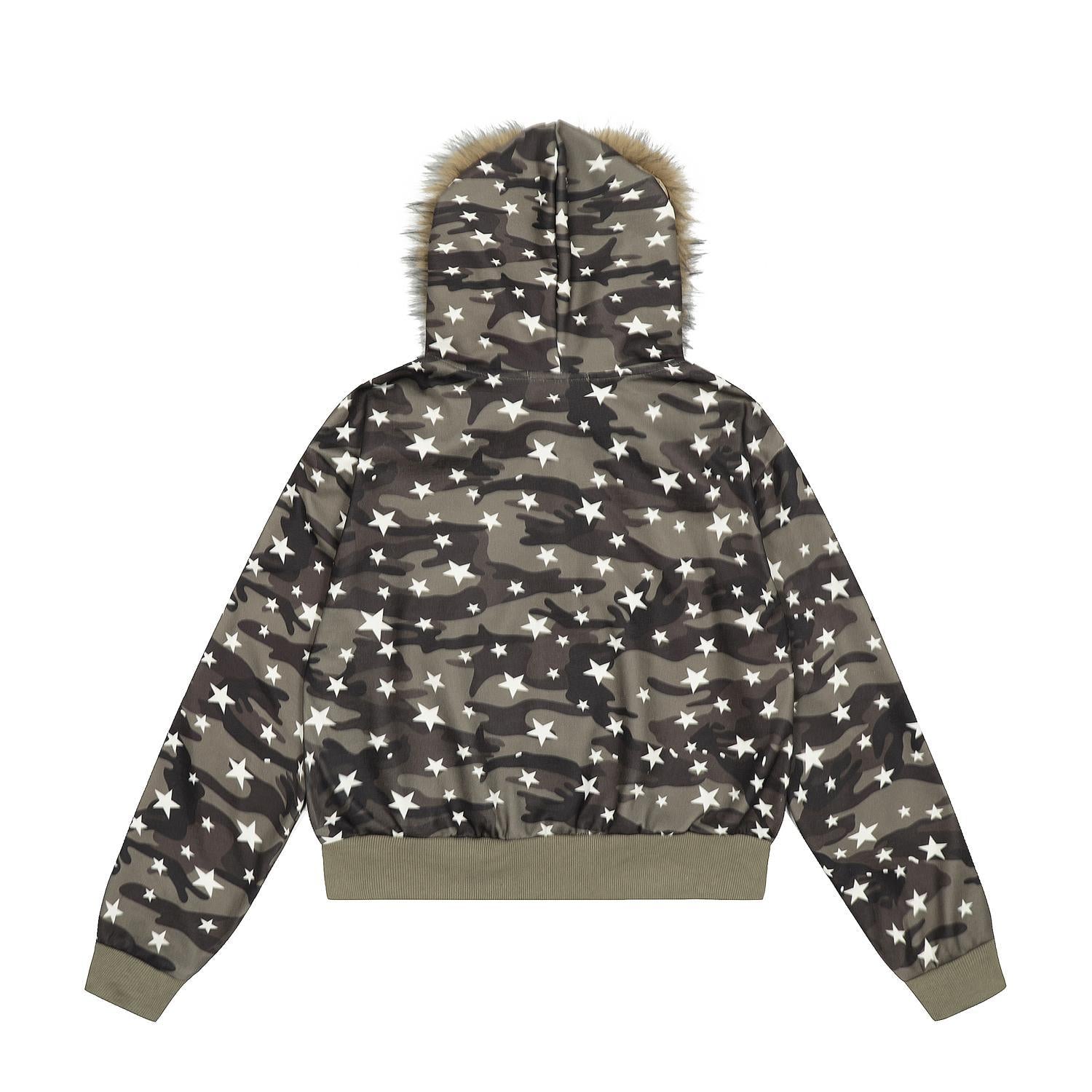 "STARKID" Fur Hoodie