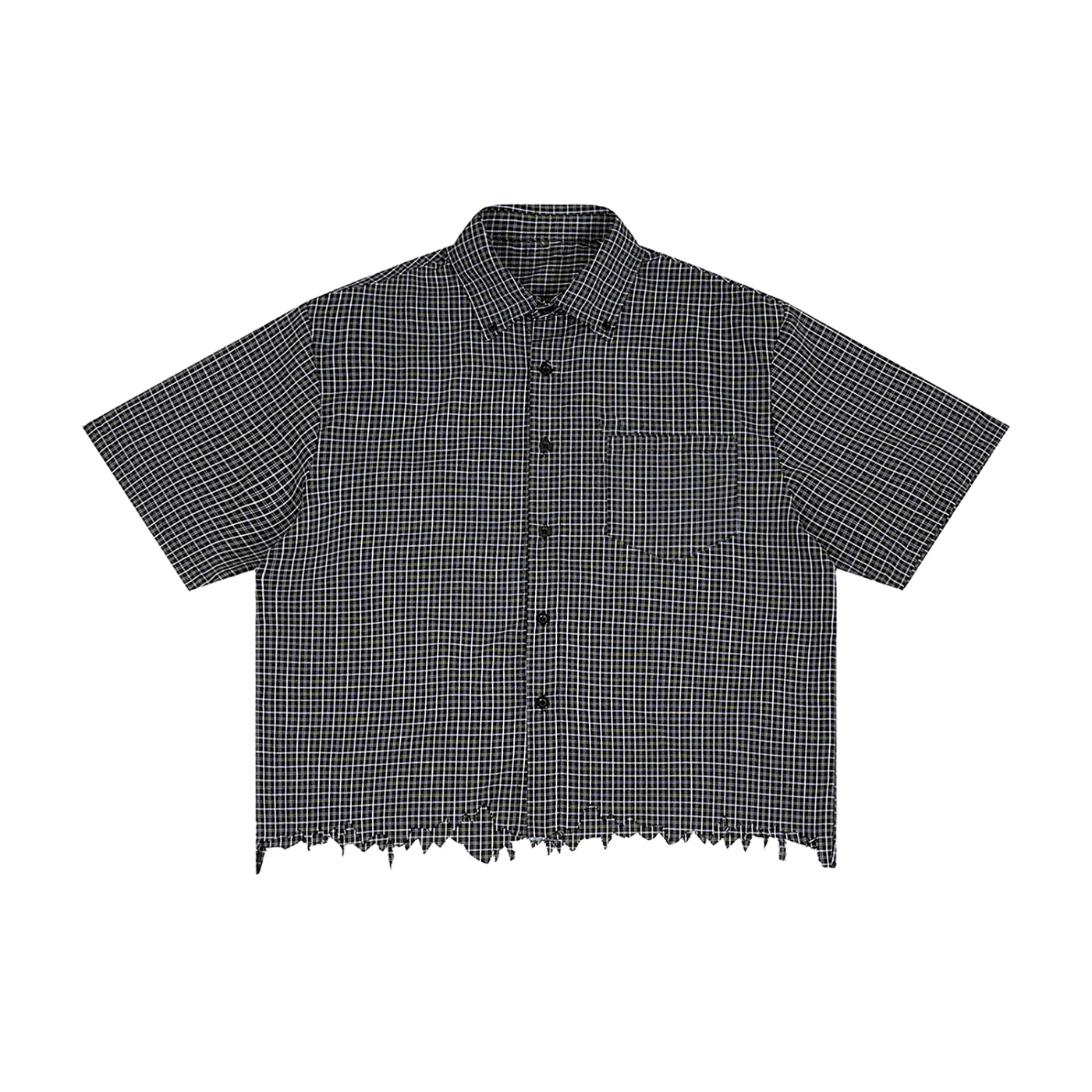 "THE COOKOUT" Boxy Cut Polo Flannel