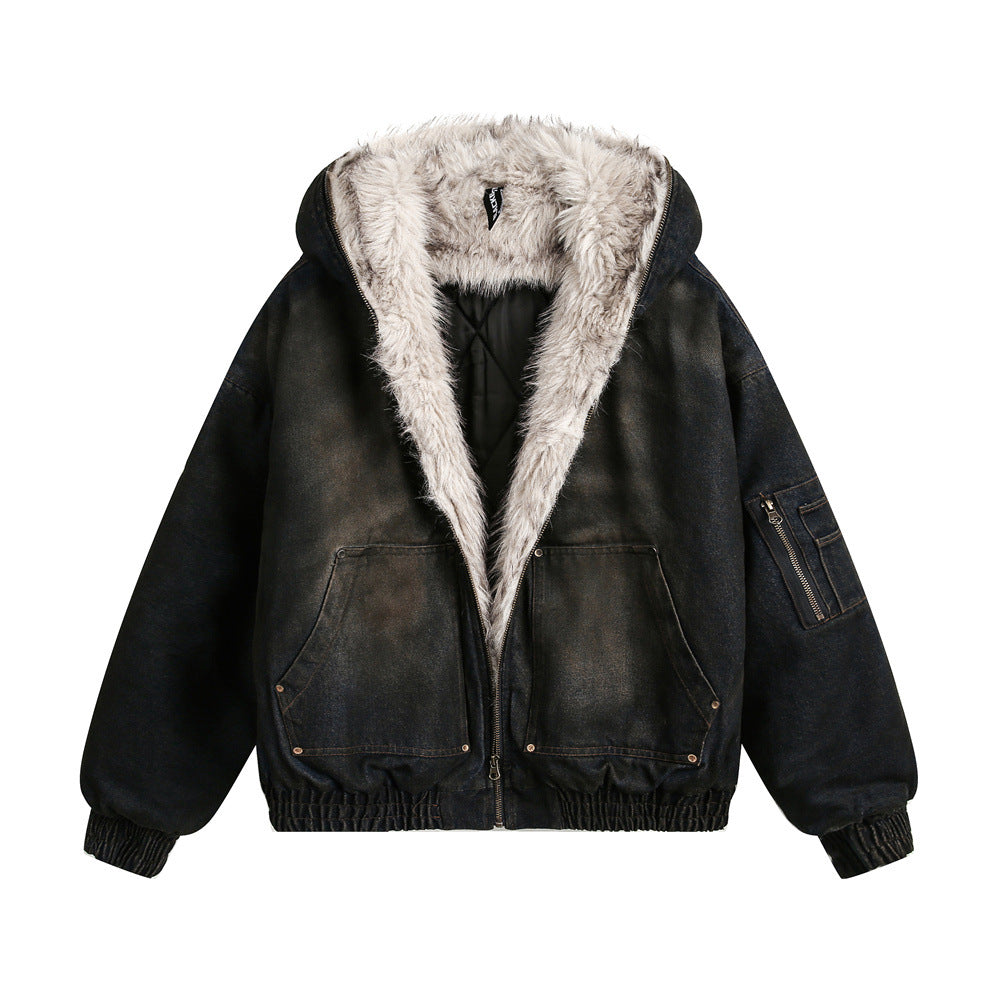 "RAVER" Chinchilla Fur Hoodie