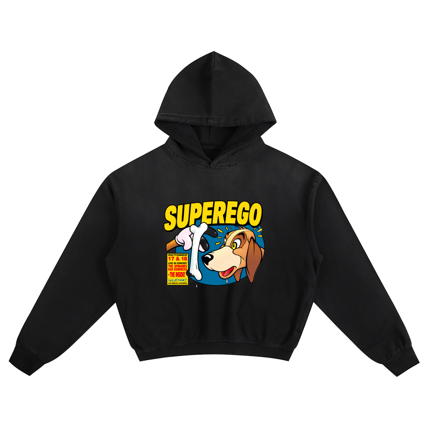 "Super Ego" Boxy Hoodie